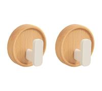 Bosiyrggrl Crochets Décoratifs en Bois Muraux Circulaires pour Suspendre Vêtements, Clés, Serviettes - Crochets de Rangement pour Accessoires de Salle de Bain et de Cuisine - Nouveau.