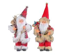 Bosiyrggrl Décorations de Noël du Père Noël Debout Image du Père Noël Décorations de Noël Décoration de Maison de Vacances A