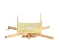 Bosiyrggrl Dévidoir à Laine en Bois Rotatif de Style Table, Support en Bois de Pin, Outil Ergonomique pour Enrouler la Laine.