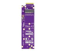 Bosiyrggrl Edsff E1.S Convertisseur M. 2 NVME en E1.S Adaptateur PCIe 4.0 X4 (64 Gops) 2230-2280 SSD avec Échange Chaud, pour Serveur/Centre de Données