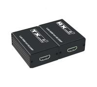 Bosiyrggrl Émetteur Récepteur Extenseur USB 30M Compatible 1080p PC vers TV Via Cat6 Cat7 RJ45 Ethernet Convertisseur Audio Vidéo, A