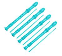 Bosiyrggrl Enregistreur ABS Vert 8 Trous Aigus 8 Trous, Instrument de Flûte D'Entrée de Gamme pour Enfants pour Débutants