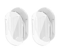 Bosiyrggrl Enrouleur de Câble USB Adhésif Acrylique Universel Multi-Usages, 2 Pièces, Support de Câble, Convient pour Câbles de 1 Mètre, Transparent