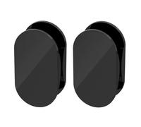 Bosiyrggrl Enrouleur de Câble USB Adhésif Universel en Acrylique, 2 Pièces, Support de Cordon Polyvalent, Adapté Aux Câbles de 1 Mètre, Noir