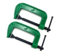 Bosiyrggrl Ensemble de 2 Serre-Joints en C de 10 cm (4 Pouces), Serre-Joints en Acier Robuste de Qualité Industrielle pour le Travail Du Bois, le Soudage et la Construction