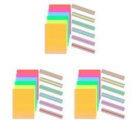 Bosiyrggrl Ensemble de 36 Bandes de Lecture Guidées, Superpositions Colorées, Outils pour la Dyslexie, Gels de Correction, Filtre D'éclairage, Feuilles de Plastique,