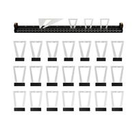 Bosiyrggrl Ensemble D'Outils de Marquage en Alliage D'Aluminium à Queue D'Aronde - 28 Pièces Ajustables Multifonctionnelles pour le Travail Du Bois.