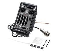 Bosiyrggrl EQ Tuner Soft Piezo Microphone de Guitare Acoustique Pickup Prefix Plus-T Préampli Intégré Système de Pickup Matrix Égaliseur