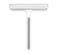 Bosiyrggrl Essuie-Glace pour Vitres Cleane Miroir de Salle de Bain Spatule en Silicone Grattoir à Vitre de Voiture de Douche MéNage, Blanc