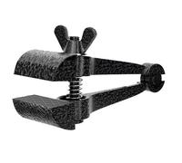 Bosiyrggrl Étau Fixe en Acier Coulé Réglable, Mini Étau Portatif, Rainures Antidérapantes, Serrage Stable, Pinces à Mâchoire Plate, Bricolage.