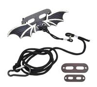 Bosiyrggrl Harnais de Laisse de Lézard Dragon Barbu - Pack de 3 Tailles Laisse de Harnais de Lézard Aile de pour Lézard Dragon Barbu Facile à Utiliser Argent