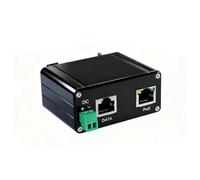 Bosiyrggrl Injecteur PoE Industriel 44-57 Vcc, 90 W, 2,5 Gbit/S, Haute Puissance pour Caméra IP, Point D'Accès Sans, VoIP, Commutateur