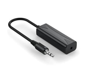 Bosiyrggrl Isolateur de Bruit Audio de 3,5 Mm, Éliminateur D'Interférences au Sol, Isolateur Acoustique Actuel, Haut-Parleur, Isolation Audio de Voiture
