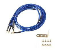 Bosiyrggrl Kit de Câblage de Mise à la Terre pour Voiture, Système de Câblage de Mise à la Terre pour Booster Auto, Amélioration de la Puissance pour Voitures et SUV.