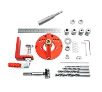 Bosiyrggrl Kit de Gabarit de Charnière Multifonctionnel de 35 Mm, Guide de Perçage de Trous pour le Travail Du Bois, Localisateur de Gabarit de Perforateur, Outils D'Ouverture de Trou