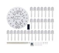 Bosiyrggrl Kit de Phare à LED Pleine Couleur avec Contrôle Tactile, Basé sur le Microcontrôleur C51, Projet Électronique DIY, Carte de Circuit pour la Pratique Du Soudage.