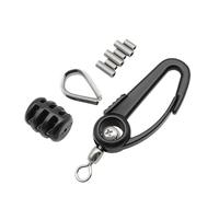 Bosiyrggrl Kit de Terminaison de Câble Downrigger avec Mousquetons Pivotants Câble Downrigger