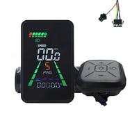 Bosiyrggrl L5 E-Bike LCD Display Meter UART Speedometer 24V/36V/48V/60V Type C Electric Scooter LCD Meter SM5+2PIN