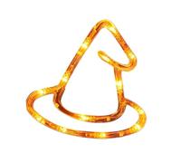 Bosiyrggrl Lampe de Fenêtre Décorative d'halloween, Lampe à Ventouse LED Chapeau de Sorcière Adaptée à la Décoration dans Divers Endroits