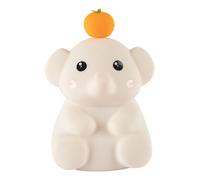 Bosiyrggrl Lampe Éléphant Mignonne, Veilleuse en Silicone avec Minuterie de 30 Minutes, Lampe de Chevet Rechargeable avec Commande Tactile Rose