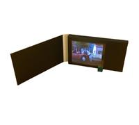 Bosiyrggrl LCD Carte de Vœux 2,4 Pouces 128 Mo Mémoire MP4 Player Vidéo en Papier Mude Greeting Invitation LCD