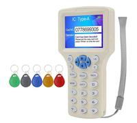 Bosiyrggrl Lecteur de Carte RFID NFC Smart + 5XT5577 Duplicateur de Clé RFID 125K 13.56MHz IC/ID Key Writer RFID Replicator Programmeur