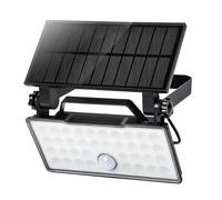 Bosiyrggrl Lumière Solaire Extérieure Portative de Camping, Lampe de Travail, Applique Murale Solaire IP65 Étanche 1000 Lumens pour Porche et Jardin