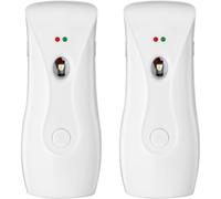 Bosiyrggrl Machine de Pulvérisation D'Aérosol (Distributeur Automatique de Désodorisant) 2 Pièces, Montable au Mur ou Autonome, Minuterie Réglable
