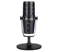 Bosiyrggrl Microphone Filaire Dynamique USB/XLR en Métal MIC MV7 pour Podcasting, Enregistrement, Streaming en Direct, Jeux Vidéo