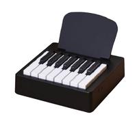 Bosiyrggrl Mini Calendrier de Piano Musique de Renommée Mondiale Piano Haut de Gamme Décoration de Bureau Calendrier de Cadeau Surprise Blanc