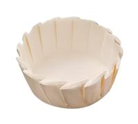 Bosiyrggrl Moules à Gâteau Rondes en Papier pour Friteuse à Air, 100 Pièces, Papier de Cuisson Antiadhésif pour Gâteau Basque, Blanc