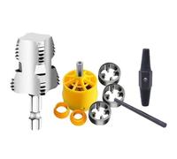 Bosiyrggrl Outil de Coupe de Universel pour Trou Intérieur de Tuyau D'Eau, Coupe- PPR 4 Points 6 Points, Tuyau en Plastique PVC PE, Perceuse Électrique