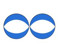 Bosiyrggrl Pagaie de Voile de Kayak Bleue, Kit de Voile sous Le Vent, Voile Pliante Portable pour Kayak