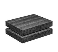 Bosiyrggrl Paquet de 2 Inserts en Mousse de 16 X 12 X 2 Pouces pour Étuis, Coussinets en Mousse d'emballage pour Le Stockage de L'Appareil Photo dans la Boîte à Outils