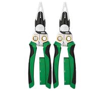 Bosiyrggrl Pince à Dénuder Électrique avec Testeur de Tension, Outil Multifonctionnel de Dénudage de Fils pour Couper et Tirer, Pack de 2.