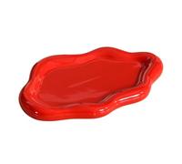 Bosiyrggrl Plateau à en CéRamique pour Bague, Clé, Bibelot, DéCoration en Forme de Nuage, Support de Plaque à, DéCoration de Chambre à Coucher, Cadeau EsthéTique C