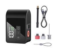 Bosiyrggrl Pompe D'Inflation Mini Pompe D'Inflation à Vélo avec une Lumière LED de Manomètre Intégrée pour les Vélos de Montagne sur les Autoroutes