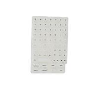 Bosiyrggrl pour Ongles Longs Compatible pour Femmes Tapis de Clavier en Silicone pour Art de Manucure Membrane Protectrice pour Dispositifs de Saisie au Bureau Film de Clavier C