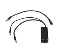 Bosiyrggrl pour Système de Caméra de Sécurité CCTV Compatible, Répartiteur POE 25W 2.5G 48V à 12V, Adaptateur Répartiteur Ethernet IEEE 802.3af 12V.