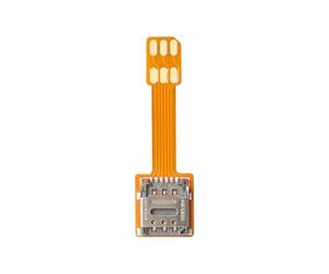Bosiyrggrl Rallonge de Carte 5 cm Nano Card Flip Card Slot FPC Extendeur SD Intégré Câble D'Extension Nano Cato