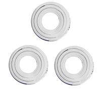 Bosiyrggrl Raquette de Badminton 7C en Caoutchouc Plat, Souple et Absorbant Les Chocs, Bonne Élasticité, Pas Facile à Déformer Lorsqu' Est Étirée, Blanche