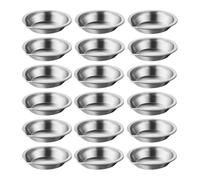 Bosiyrggrl Réutilisables pour Palettes de Mélange de Peinture D'Artiste - 20 Pièces de Palettes en Acier Inoxydable pour Aquarelle avec Bec pour un Versement Facile.