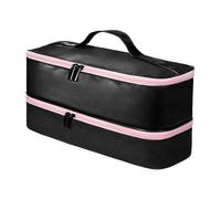 Bosiyrggrl Sèche-Cheveux Portable Double Couche, Fer à Friser, Fer à Lisser, Sac de Rangement pour Cheveux