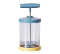 Bosiyrggrl Siphon Manuel en Plastique pour Décoration de Gâteaux, Vinaigrettes et Mousseuses, Bleu