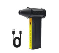 Bosiyrggrl Souffleur d'air Électrique Turbo JetFan 160000RPM Moteur sans Balais Turbo Ventilateur Violent USB Rechargeable Puissant Souffleur d'air et de Poussière, C