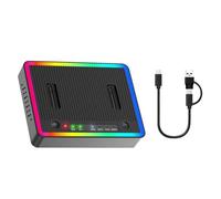 Bosiyrggrl Station de Duplication M.2 Cloner à Double Baie, Dock USB-C Hors Ligne, 20 Gbps NVMe PCIE NGFF pour SSD M.2 22110 2280 2260 2242 2230.