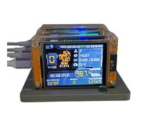 Bosiyrggrl Support D'Affichage Intelligent pour 4X990KH/S + 4 Emplacements Mineur Bitcoin Crypto Solo Amélioration de la Puissance de Hachage Écran de 2,8 Pouces Loterie