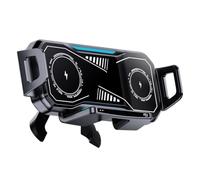 Bosiyrggrl Support de Téléphone Rotatif Intelligent, Chargeur de Voiture, Charge, Compatible avec la Plupart des Téléphones Portables et Tablettes, pour Téléphones Pliables