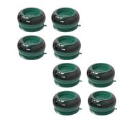 Bosiyrggrl Tapis de Fixation 8 Pièces pour Appareils de Lessive, Compatible avec la Plupart des Laveuses et Sécheuses, Accessoire de Bureau, Dortoir, Maison, Vert