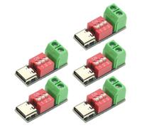 Bosiyrggrl Testeur d'alimentation USB Type-C 100W, Carte de Test de Charge PD, Module de Déclenchement PD 5 Pièces, Tension Réglable de 5 à 20V.